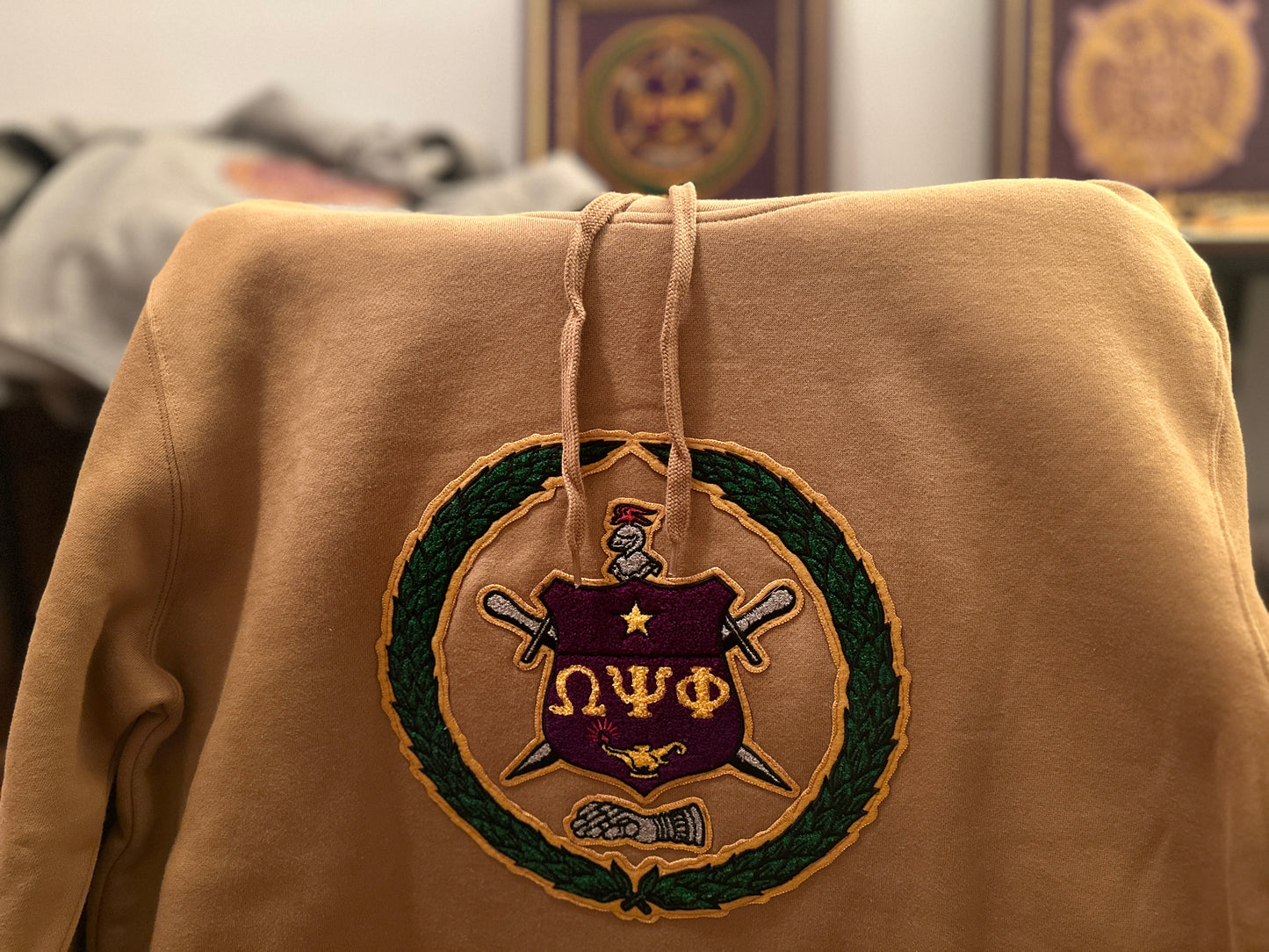 LIMITED RUN:1914 Escutcheon Gold Hoodie