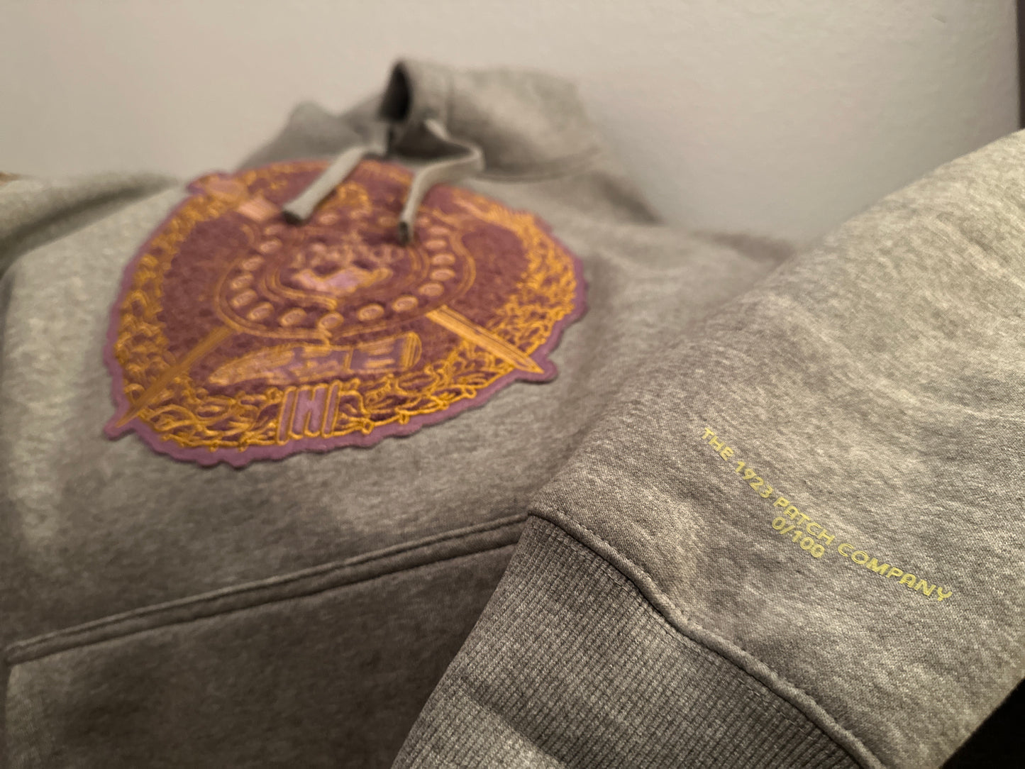 LIMITED RUN:1923 Escutcheon Gray Hoodie